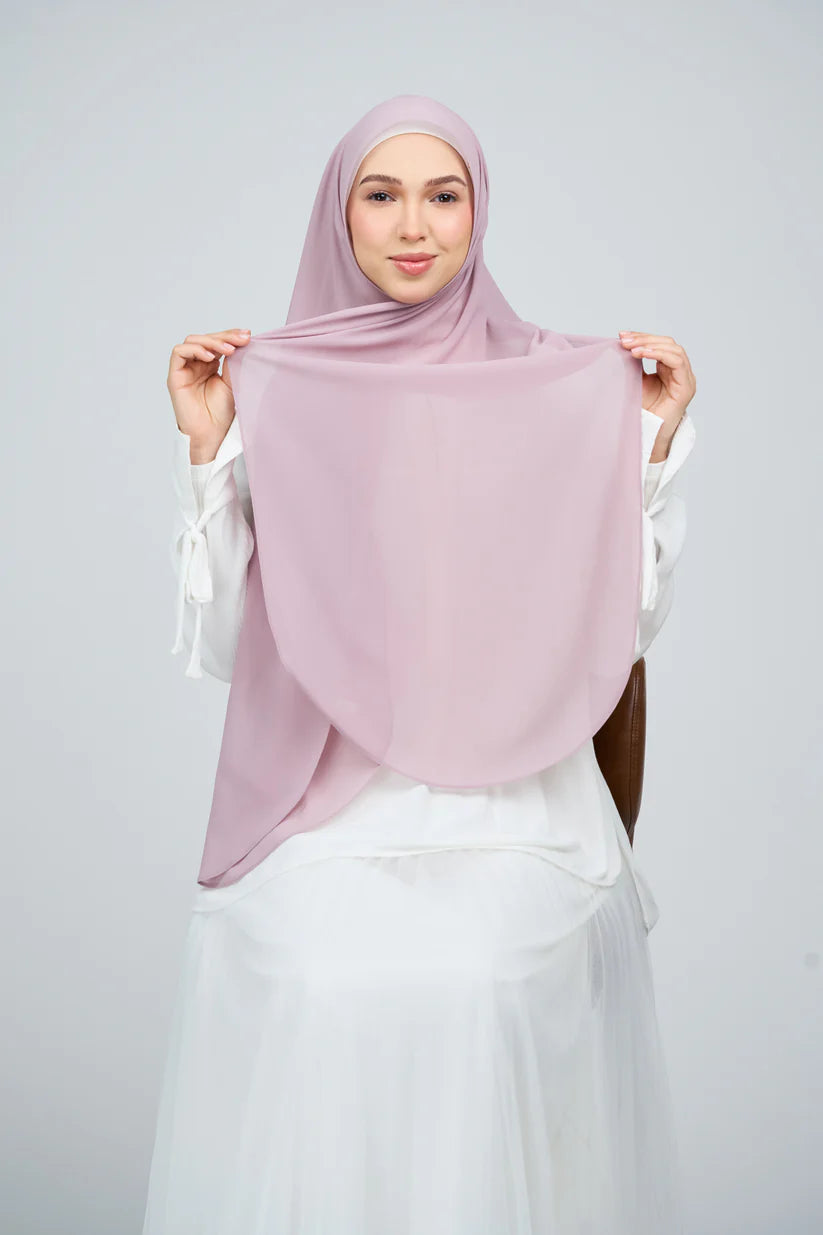 [★New] HoodX Curve [Pearl Chiffon] in Nude Plum