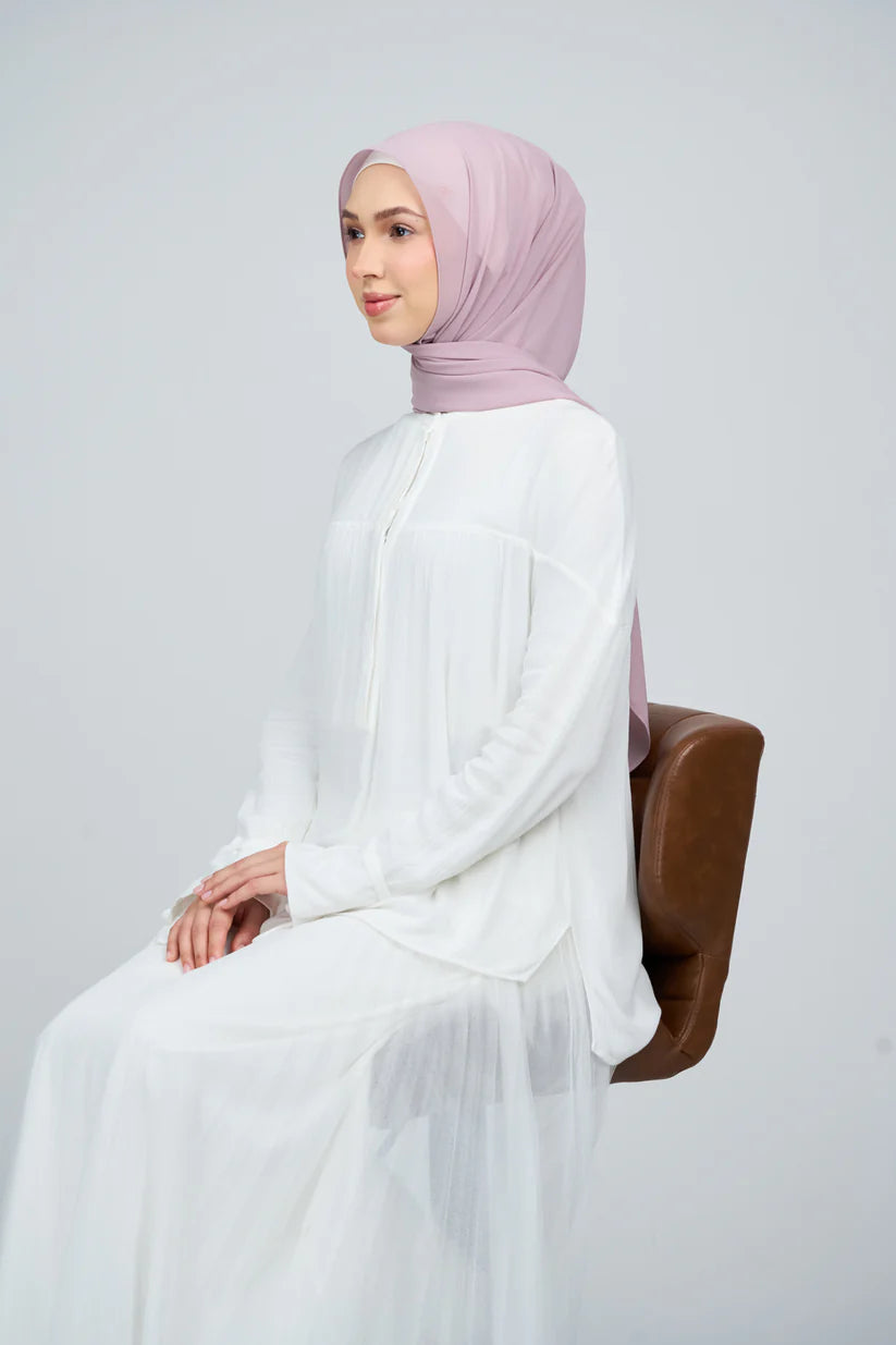 [★New] HoodX Curve [Pearl Chiffon] in Nude Plum