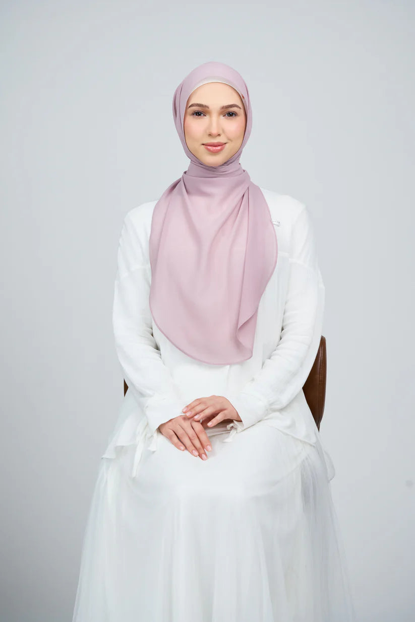 [★New] HoodX Curve [Pearl Chiffon] in Nude Plum