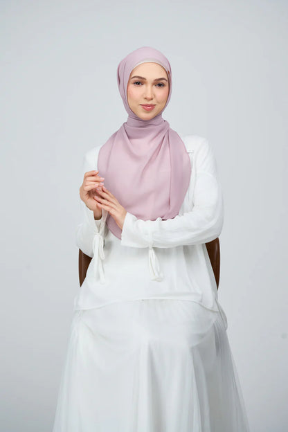 [★New] HoodX Curve [Pearl Chiffon] in Nude Plum