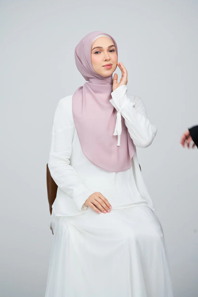 [★New] HoodX Curve [Pearl Chiffon] in Nude Plum