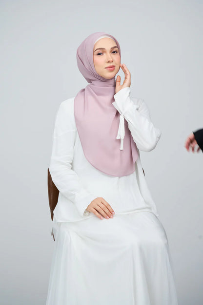 [★New] HoodX Curve [Pearl Chiffon] in Nude Plum