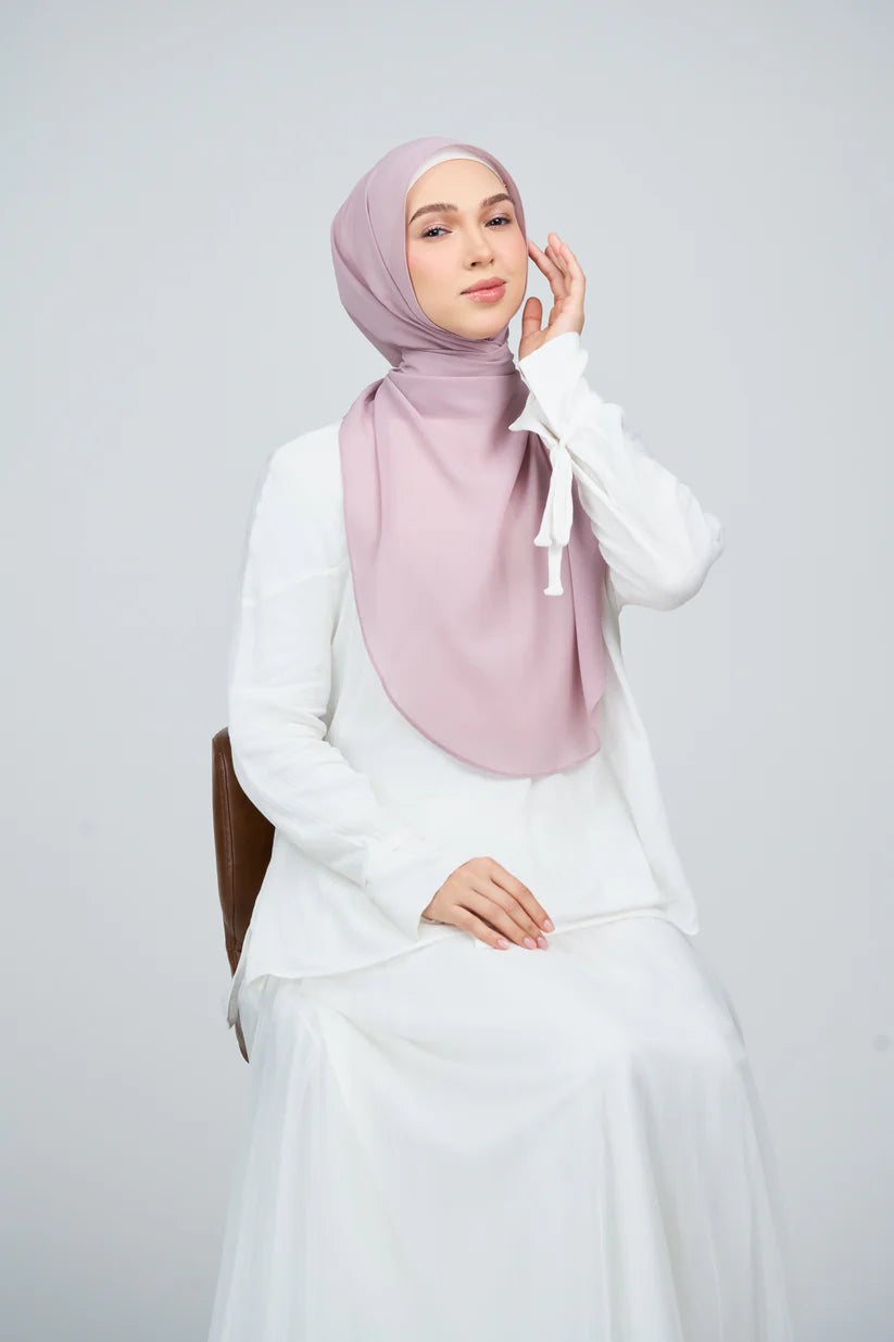 [★New] HoodX Curve [Pearl Chiffon] in Nude Plum