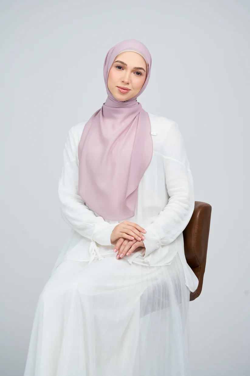 [★New] HoodX Curve [Pearl Chiffon] in Nude Plum