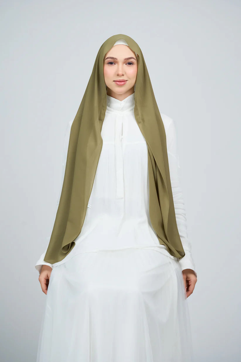 [★New] HoodX Curve [Pearl Chiffon] in Oregano