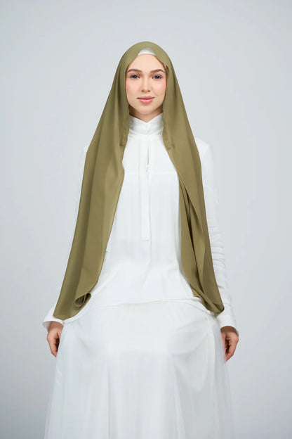 [★New] HoodX Curve [Pearl Chiffon] in Oregano