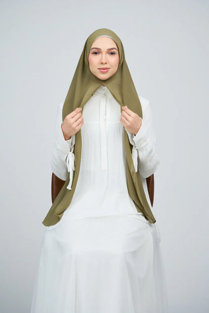 [★New] HoodX Curve [Pearl Chiffon] in Oregano