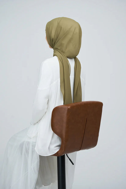 [★New] HoodX Curve [Pearl Chiffon] in Oregano