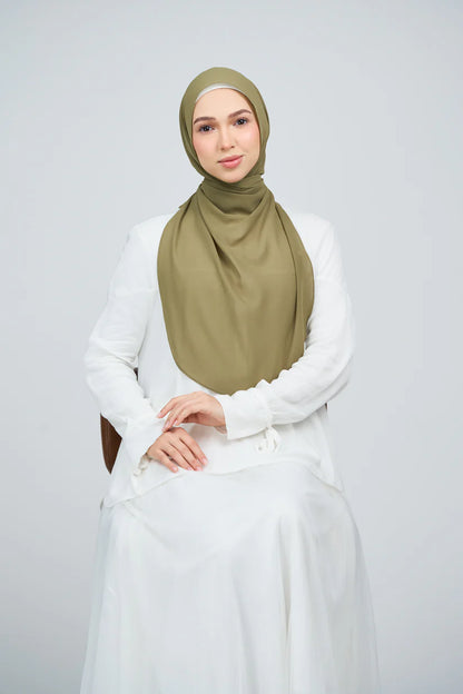 [★New] HoodX Curve [Pearl Chiffon] in Oregano