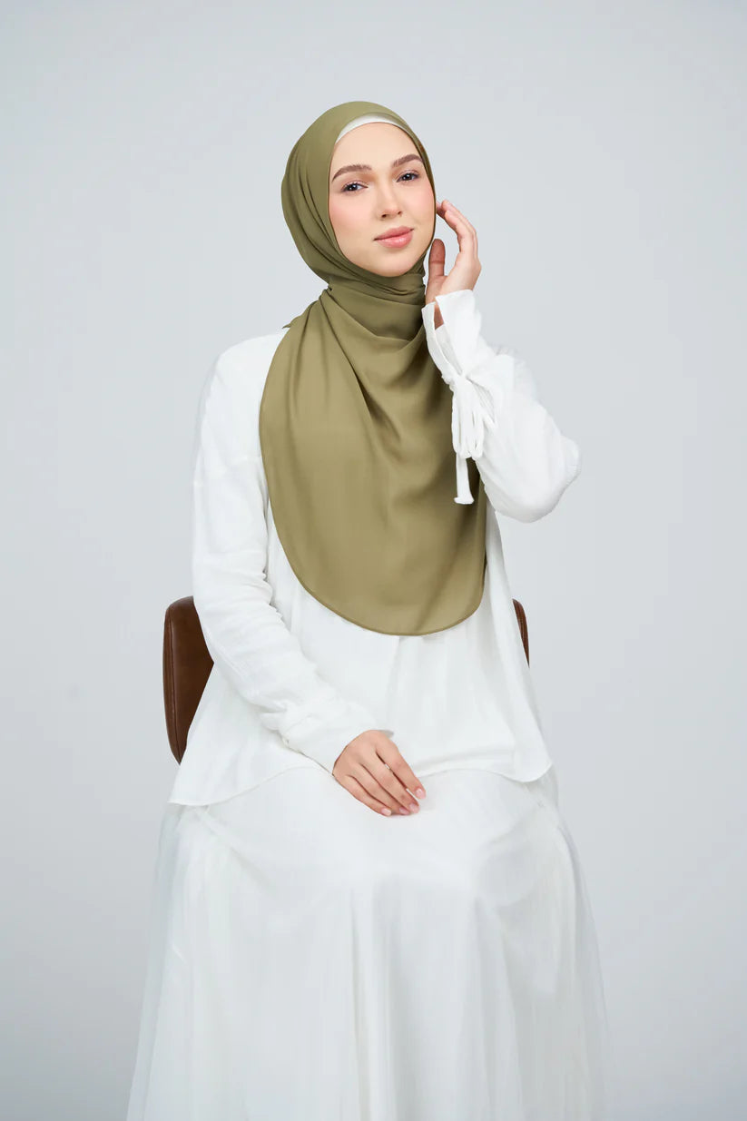 [★New] HoodX Curve [Pearl Chiffon] in Oregano