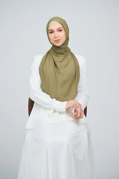 [★New] HoodX Curve [Pearl Chiffon] in Oregano