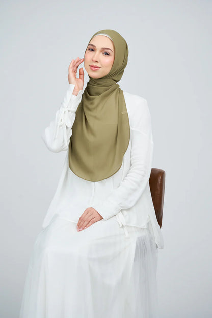 [★New] HoodX Curve [Pearl Chiffon] in Oregano