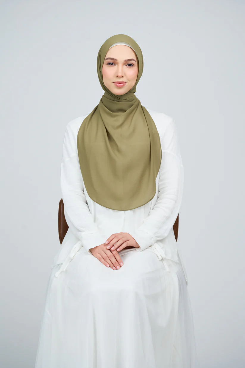 [★New] HoodX Curve [Pearl Chiffon] in Oregano