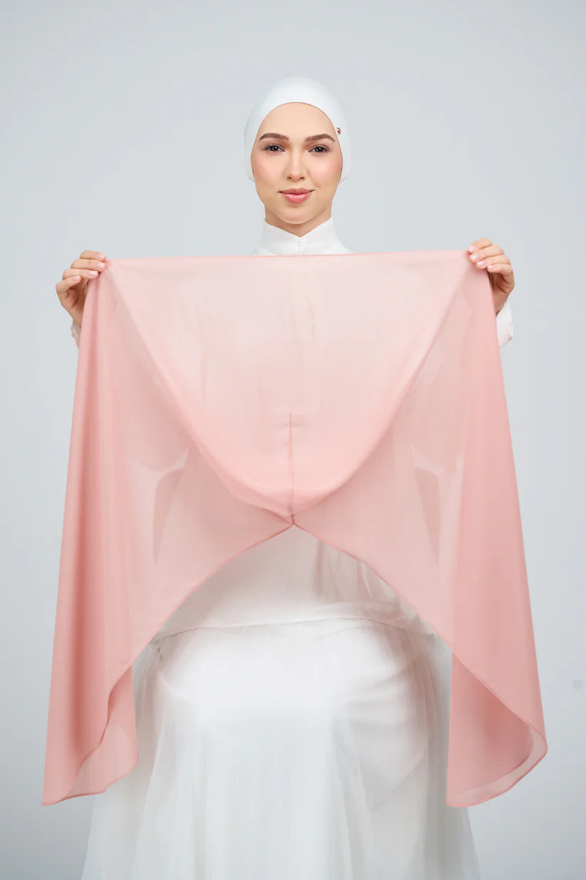 [★New] HoodX Curve [Pearl Chiffon] in Oyster Pink