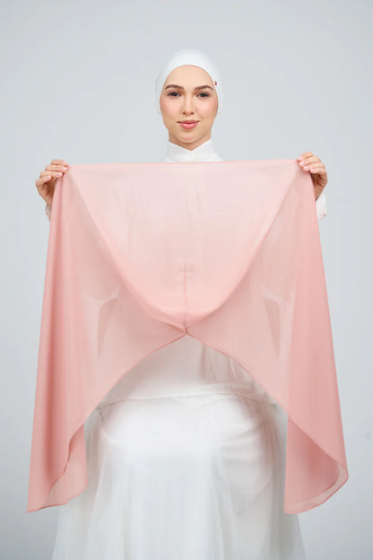 [★New] HoodX Curve [Pearl Chiffon] in Oyster Pink