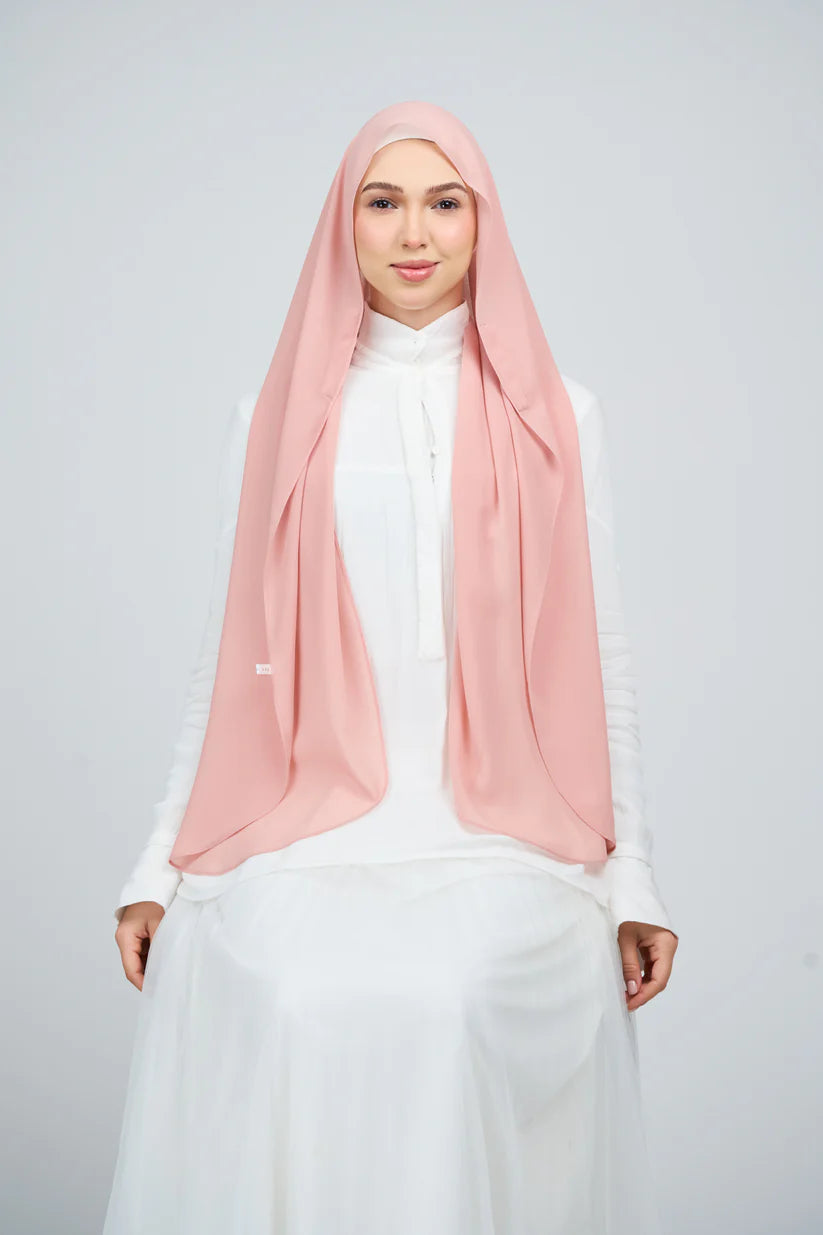 [★New] HoodX Curve [Pearl Chiffon] in Oyster Pink
