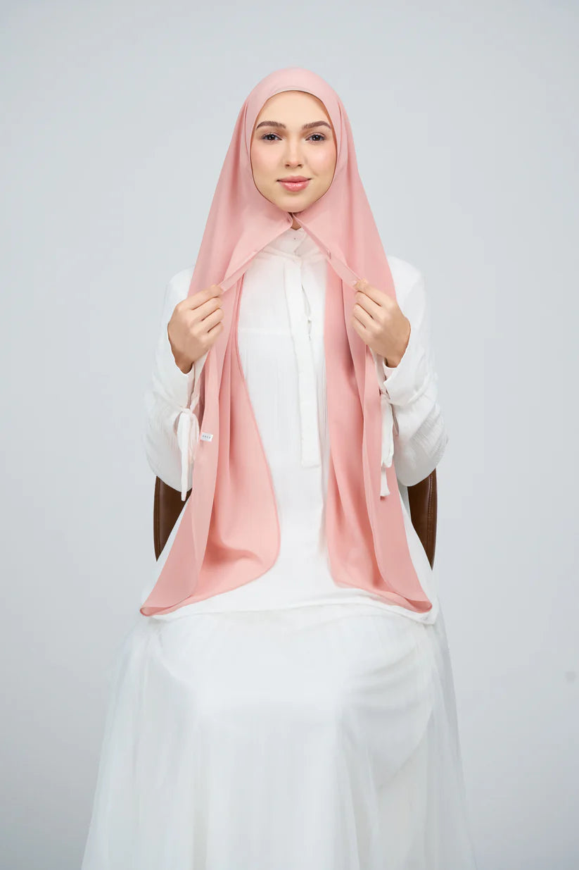 [★New] HoodX Curve [Pearl Chiffon] in Oyster Pink