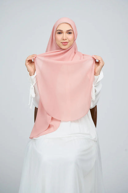 [★New] HoodX Curve [Pearl Chiffon] in Oyster Pink