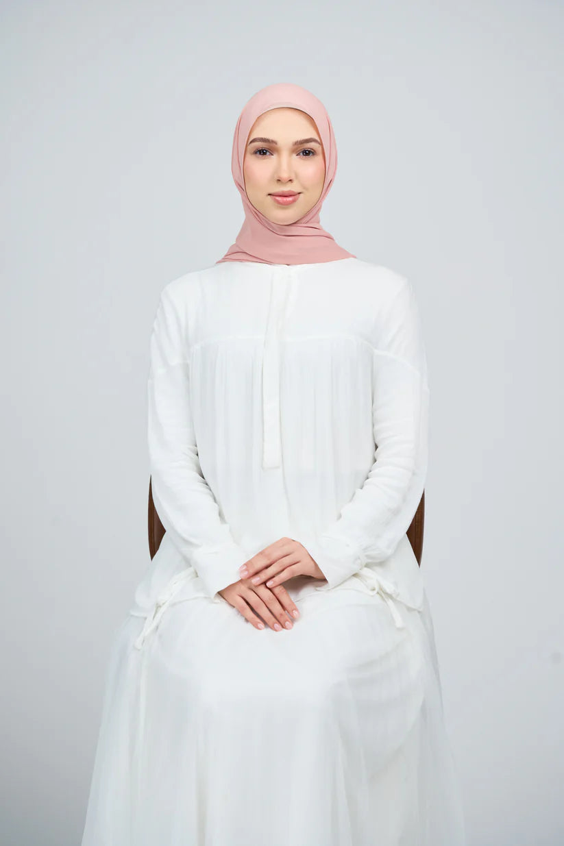 [★New] HoodX Curve [Pearl Chiffon] in Oyster Pink