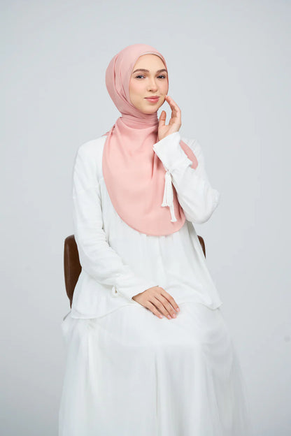 [★New] HoodX Curve [Pearl Chiffon] in Oyster Pink