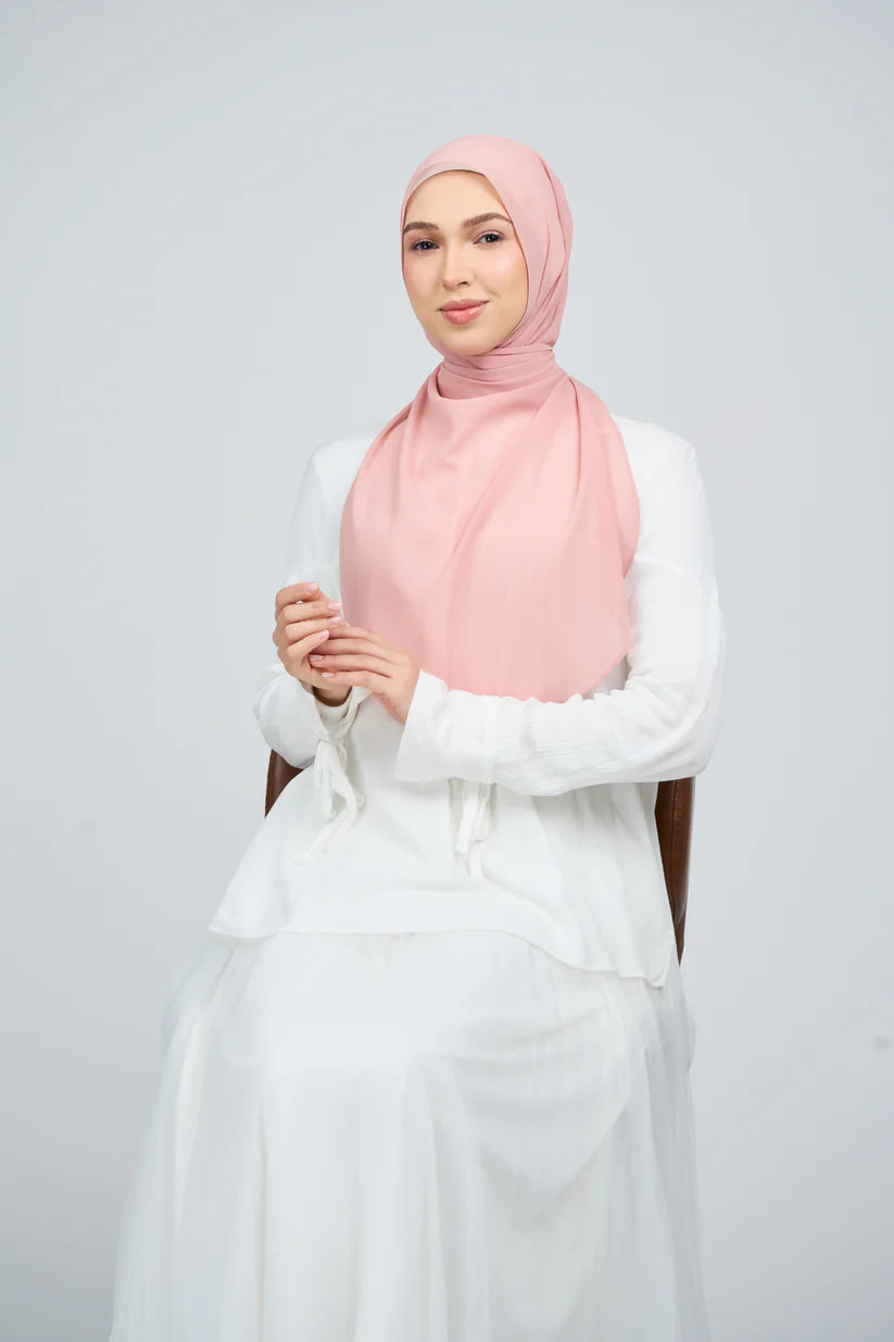 [★New] HoodX Curve [Pearl Chiffon] in Oyster Pink