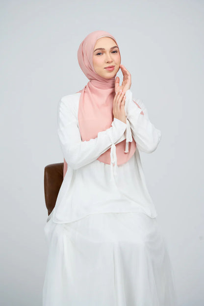[★New] HoodX Curve [Pearl Chiffon] in Oyster Pink