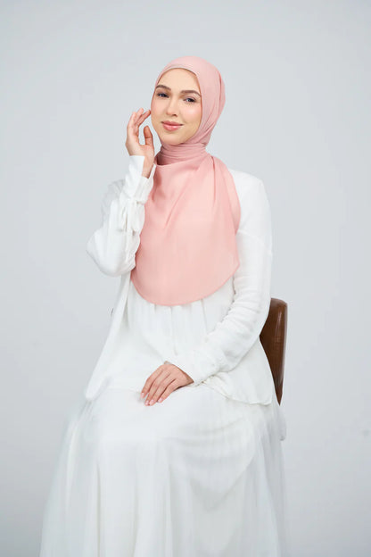 [★New] HoodX Curve [Pearl Chiffon] in Oyster Pink