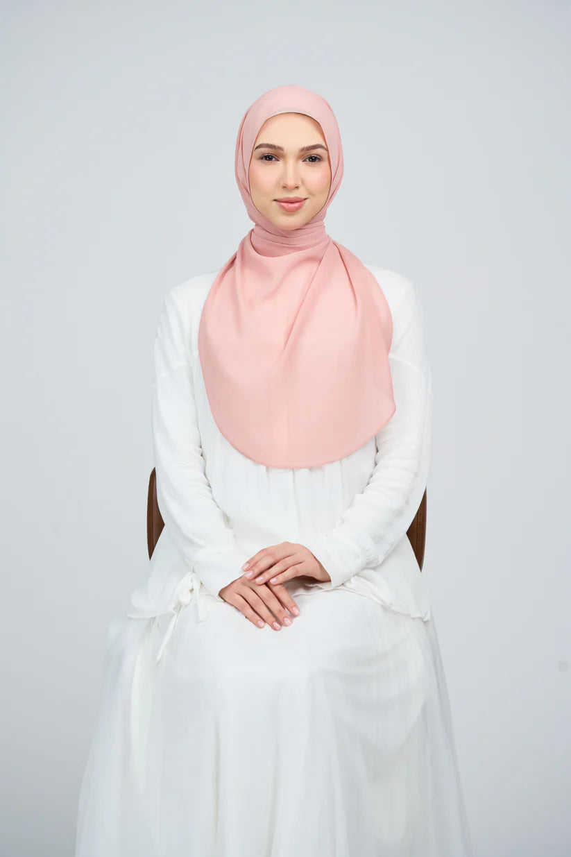 [★New] HoodX Curve [Pearl Chiffon] in Oyster Pink