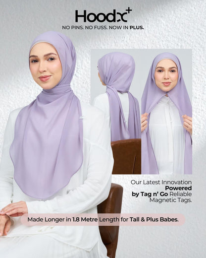 [★New] HoodX Curve [Pearl Chiffon] in Petal