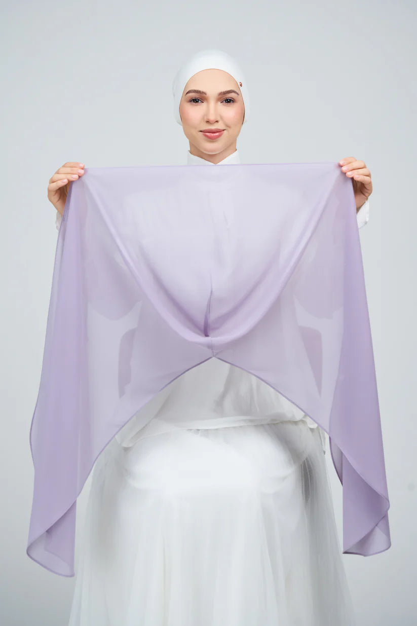 [★New] HoodX Curve [Pearl Chiffon] in Petal