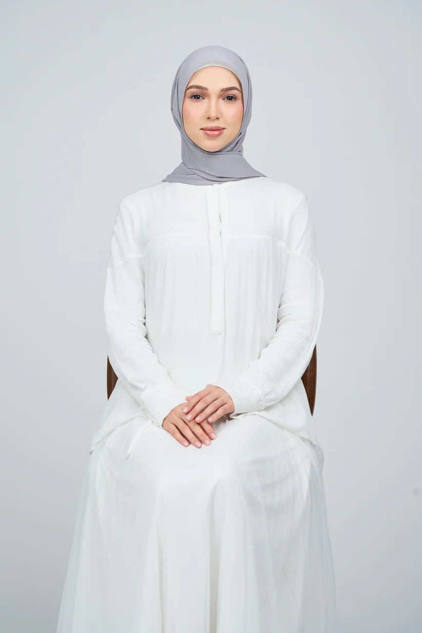 [★New] HoodX Curve [Pearl Chiffon] in Pewter