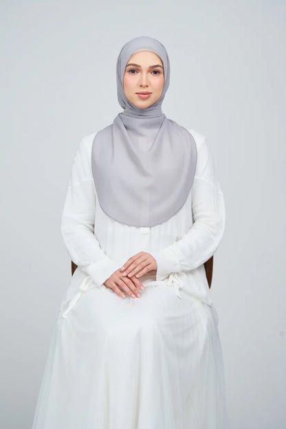 [★New] HoodX Curve [Pearl Chiffon] in Pewter