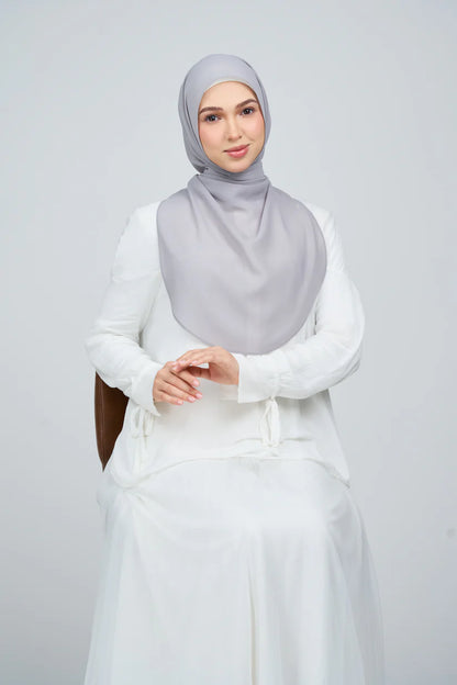 [★New] HoodX Curve [Pearl Chiffon] in Pewter