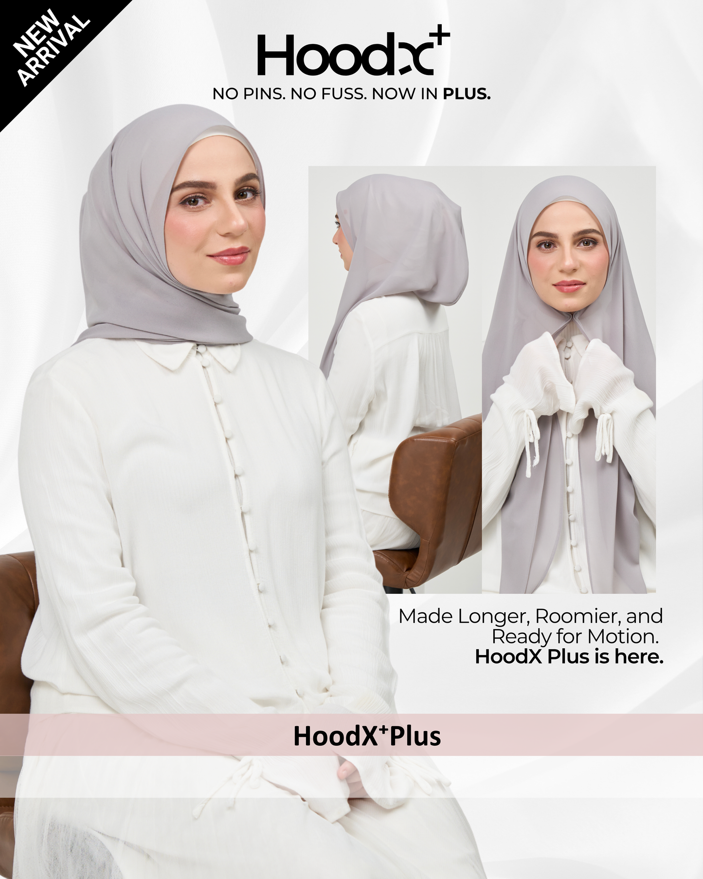 [★New] HoodX⁺Plus in Pewter