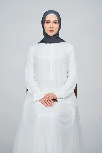 [★New] HoodX Curve [Pearl Chiffon] in Raven Grey