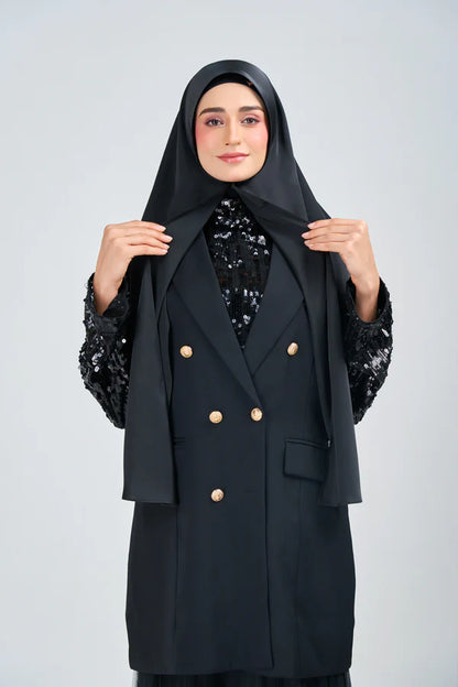[★New] HoodX⁺Plus Luxe in Raven Black