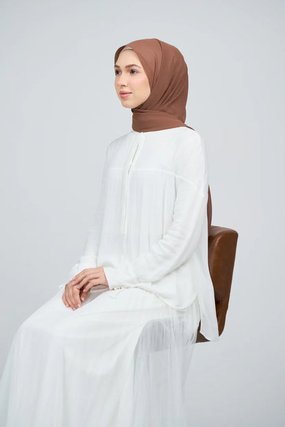 [★New] HoodX Curve [Pearl Chiffon] in Rich Brown
