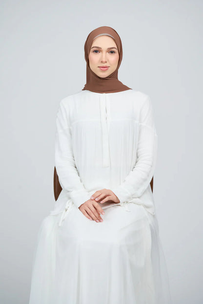 [★New] HoodX Curve [Pearl Chiffon] in Rich Brown