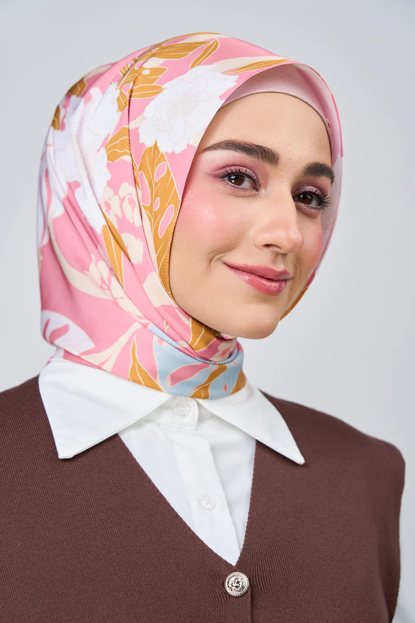 [★New] HoodX Luxe Printed Set in Rosaline