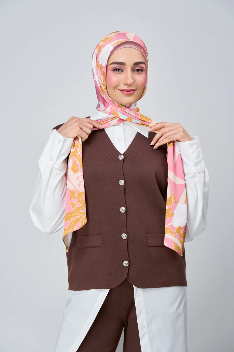 [★New] HoodX Luxe Printed Set in Rosaline