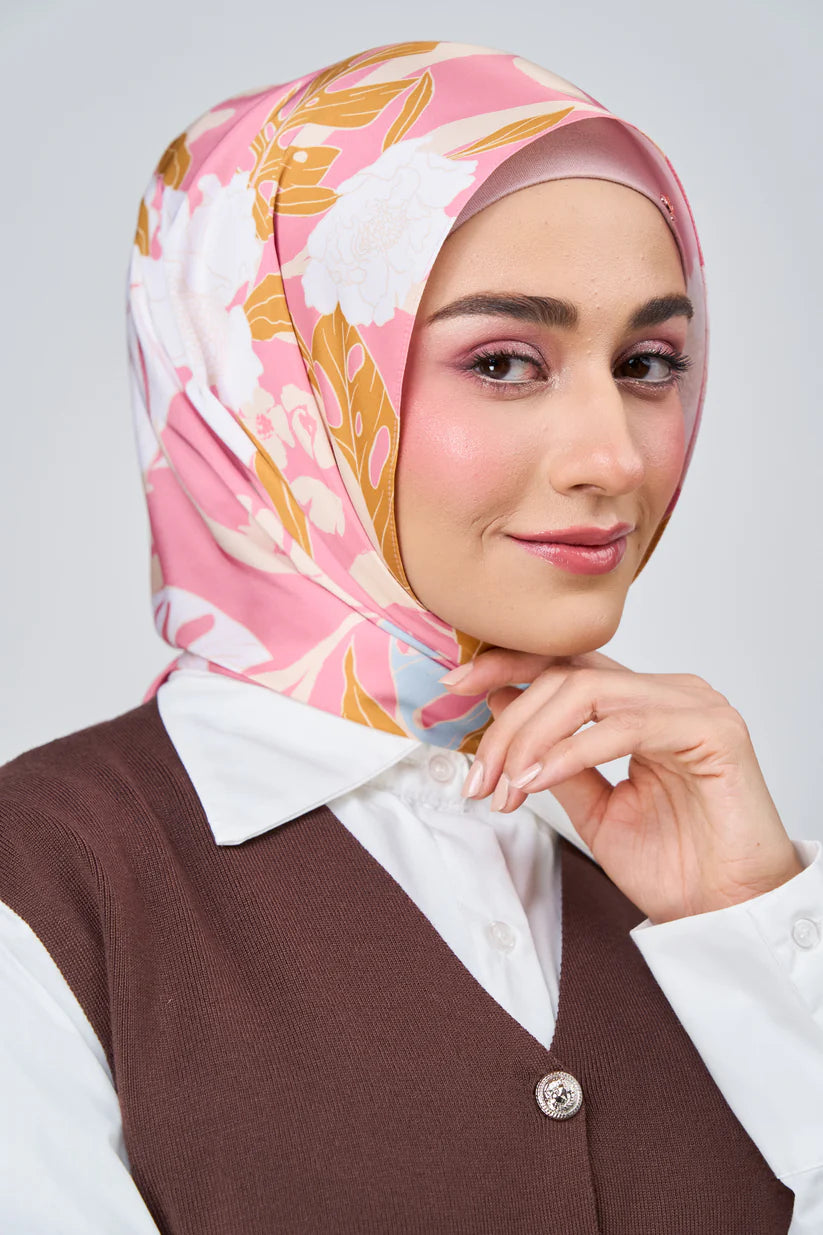 [★New] HoodX Luxe Printed Set in Rosaline