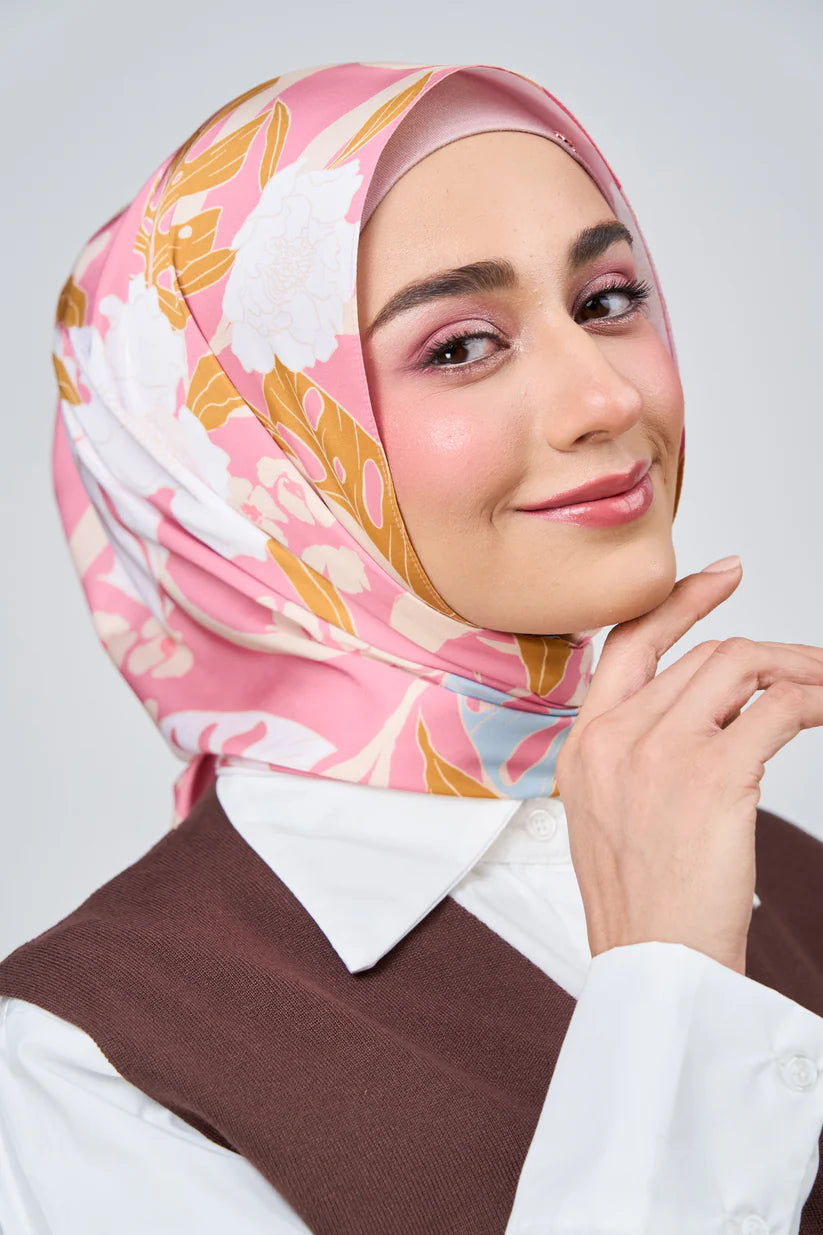 [★New] HoodX Luxe Printed Set in Rosaline