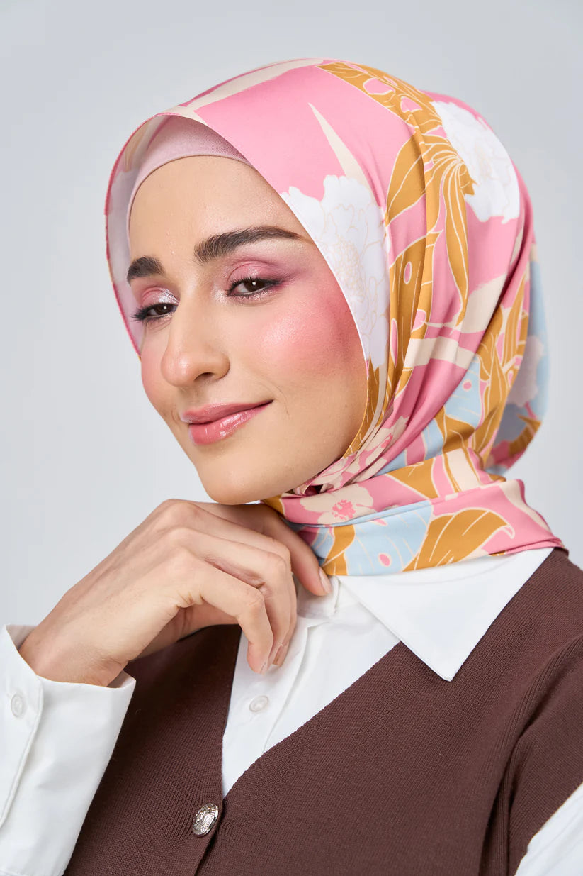 [★New] HoodX Luxe Printed Set in Rosaline