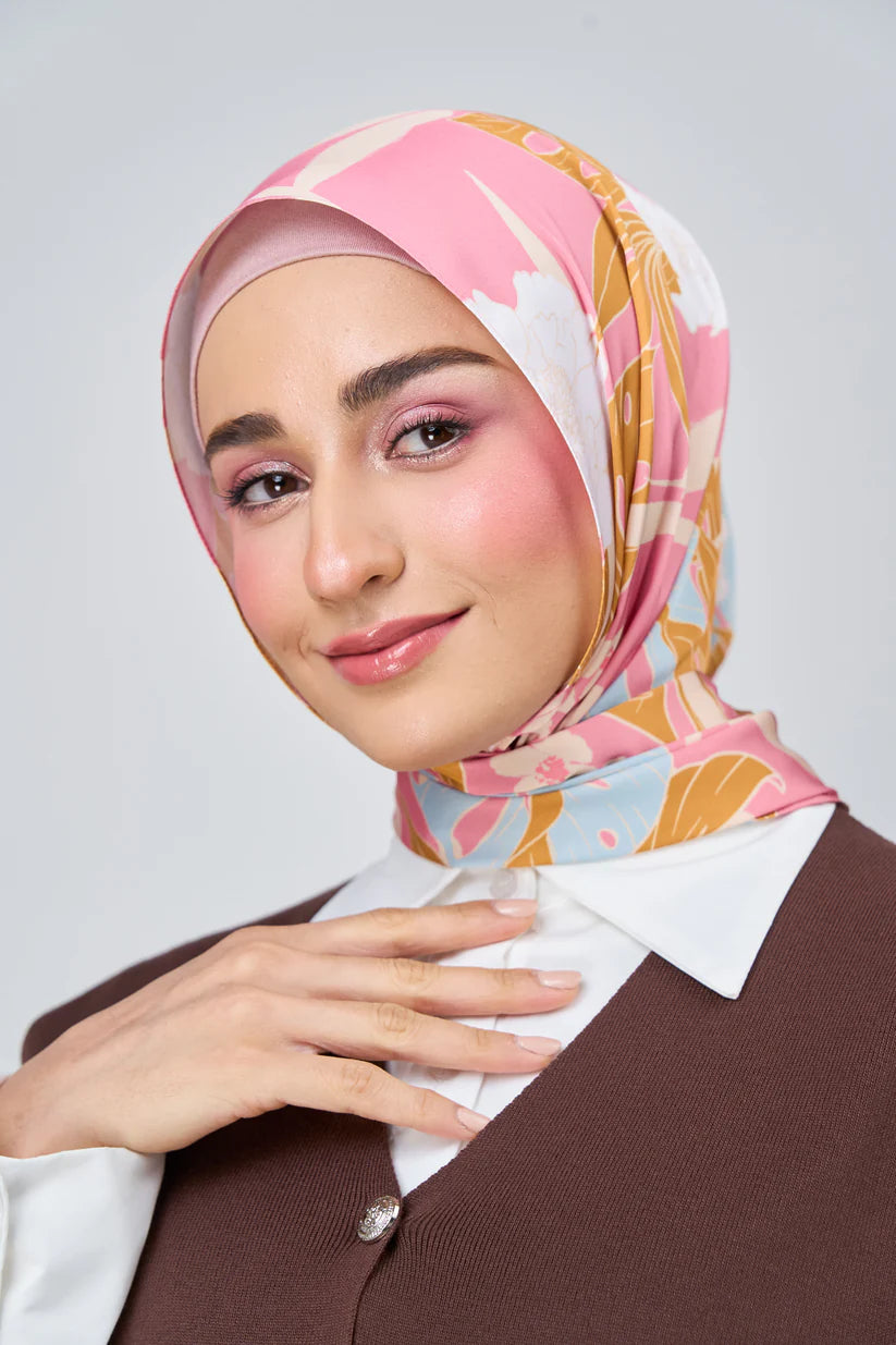 [★New] HoodX Luxe Printed Set in Rosaline