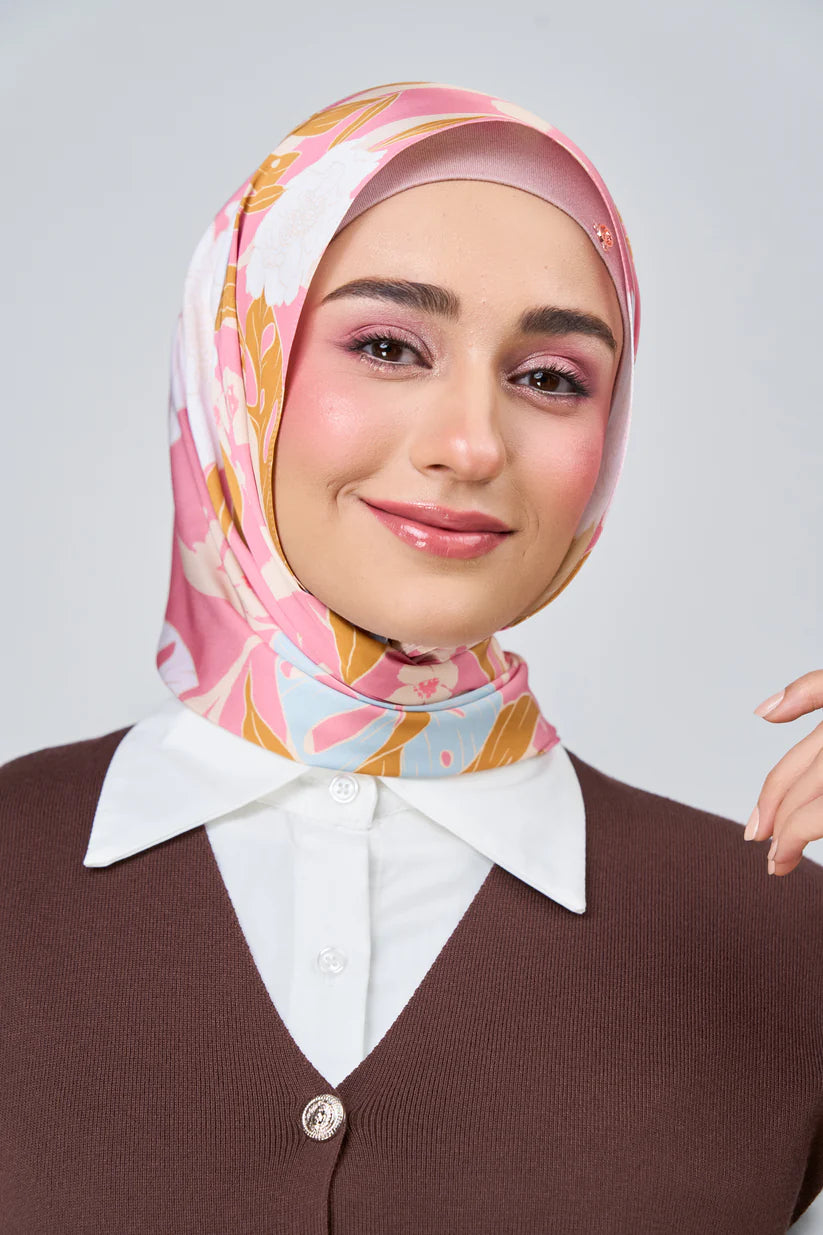[★New] HoodX Luxe Printed Set in Rosaline