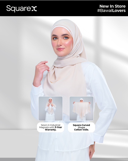 [★ New] SquareX in Light Beige