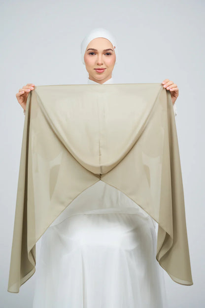 [★New] HoodX Curve [Pearl Chiffon] in Sage