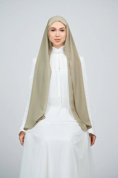 [★New] HoodX Curve [Pearl Chiffon] in Sage