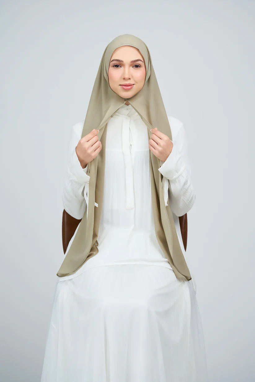 [★New] HoodX Curve [Pearl Chiffon] in Sage