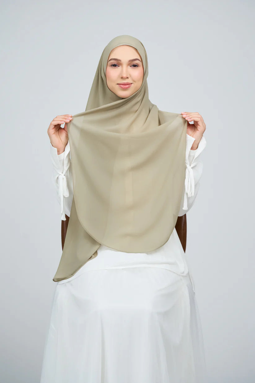 [★New] HoodX Curve [Pearl Chiffon] in Sage